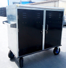 Portable Tack Box Horse Portable Box for Saddles Steel Horse Cabinet Saddle Box Wheels Horse Saddle Cabinet