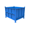 Factory Direct Folding Metal Box Folding Iron Frame Steel Plate Material Box Can Be Folded Stacking