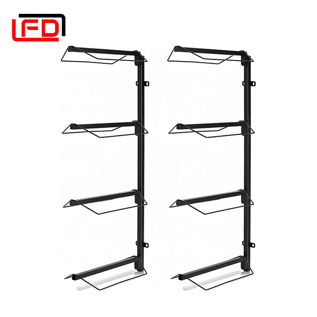 Saddle Rack Wall Mount Equestrian 4-Tier Heavy Duty Western And English Saddle Rack