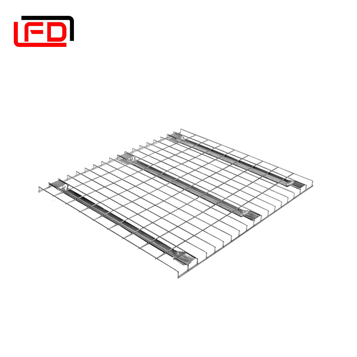 Wire Mesh Decking-Flared Channel Wire Mesh Deck Panels For Pallet Rack Decking