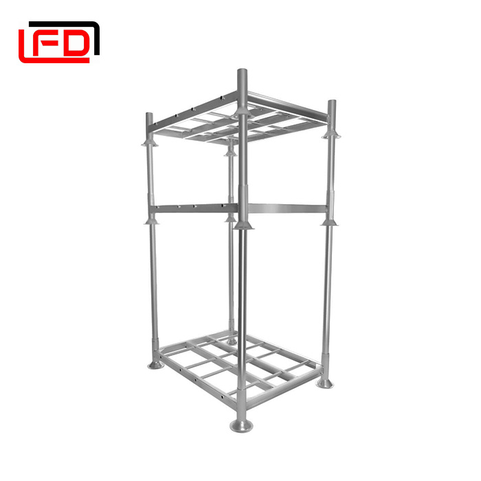 Cargo Cold Storage Detachable Portable Stable Welded Pallet Rack Stackable Metal Steel Storage Post Pallet Racks