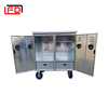 Steel Horse Cabinet Saddle Box Wheels Horse Saddle Tack Box Mobile Horse Metal Saddle Box
