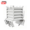forklift hopper metal steel self dumping hopper
