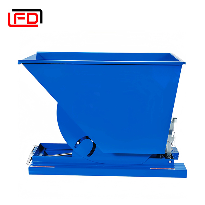 forklift dumpster bin Self Dumping