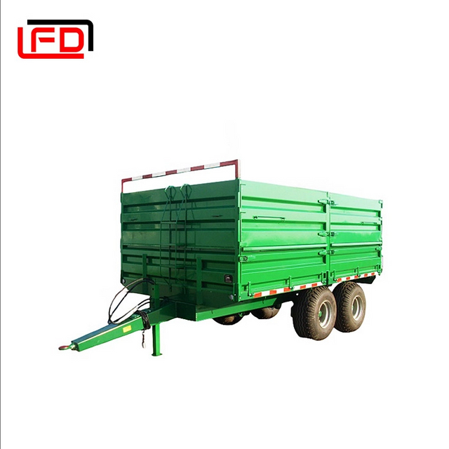 Custom Size Utility Dump Trailer Hydraulic Farm Tipping Trailer 2 Axle Dump Trailer Hydraulic High Productivity