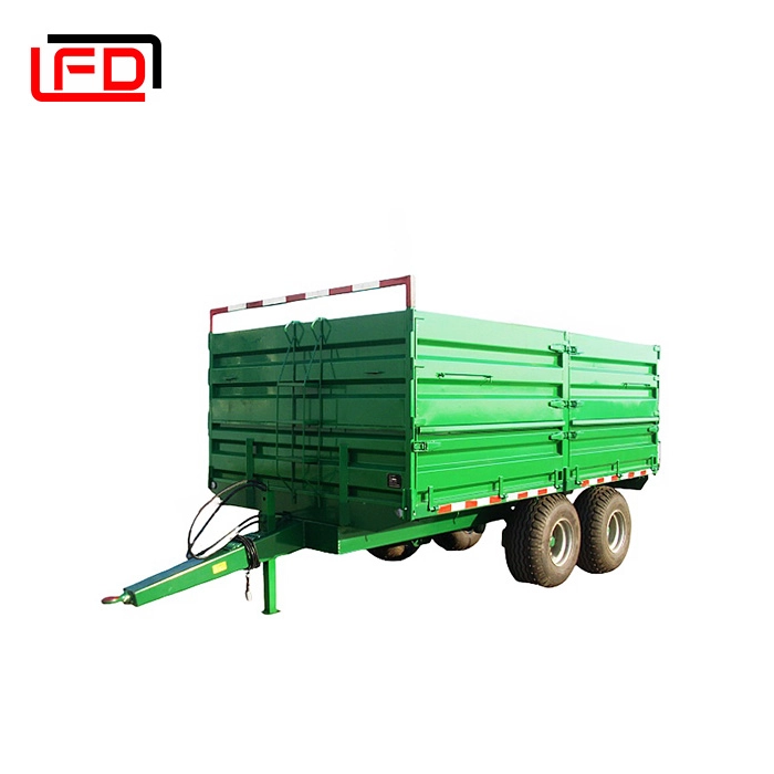 Custom Size Utility Dump Trailer Hydraulic Farm Tipping Trailer 2 Axle Dump Trailer Hydraulic High Productivity