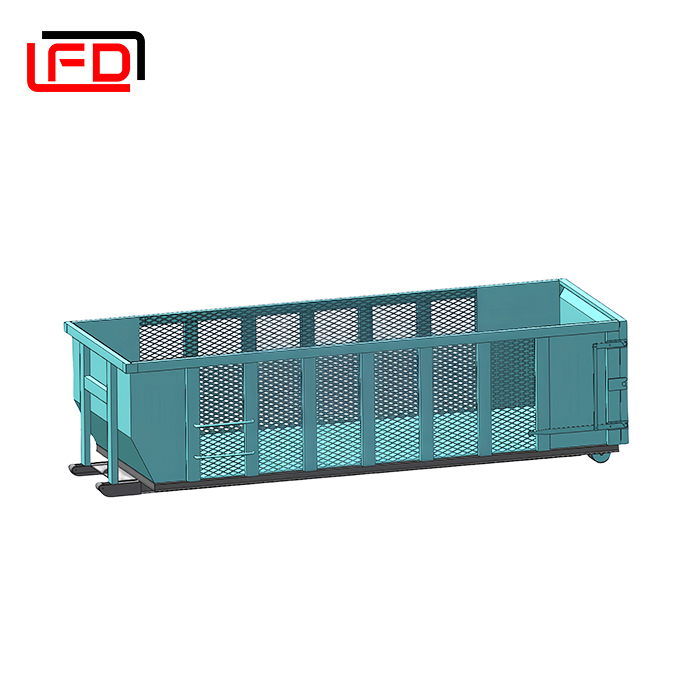 30-yard Cardboard Mesh sides Roll-off Dumpster Container