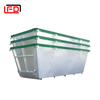 Supplier Custom Galvanised Outdoor Trailer Skip Bins Metal Skip Scrap Bins Recycling Dumpster