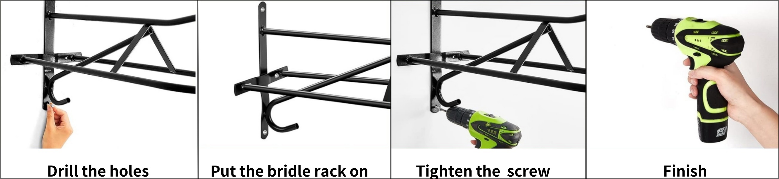 Wall Mount Saddle Stand Saddle