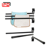 Wall Mounted Swinging Horse Blanket Rack Saddle Pad Rack with 3 Bar