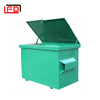 Heavy-Duty Front Load Bin With Lid: Durable Waste Container for Commercial Use 